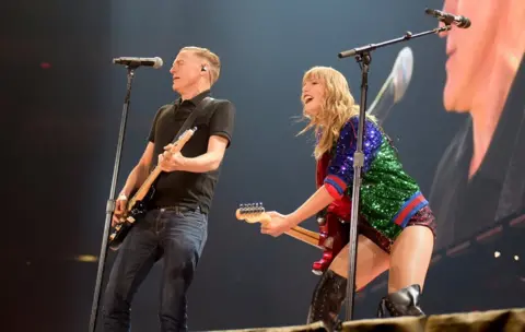 Getty Images Bryan Adams and Taylor Swift