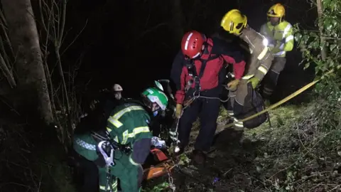 Derbyshire Fire and Rescue Service Derbyshire crash