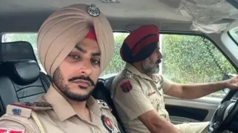 Rajvir Jawanda/ Instagram A Photo of Rajvir Jawanda in Police Uniform.