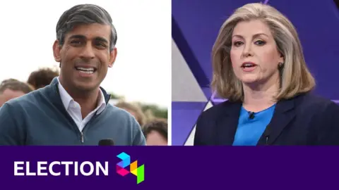 bbc Rishi Sunak and Penny Mordaunt