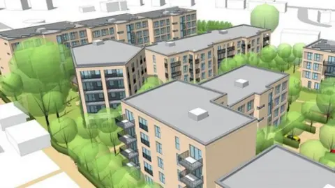 A2Dominion Image of planned flats at Ivy Lane