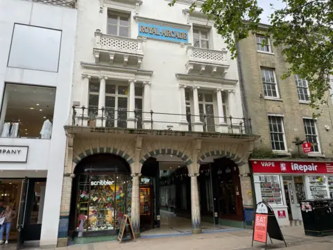 Shaun Whitmore/BBC Royal Arcade, Norwich