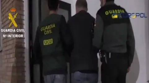 Guardia Civil Robert Dawes was arrested in 2015