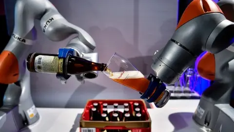 Getty Images German industrial robot manufacturer Kuka