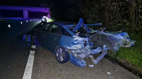 M6: Driver charged after car left in live lane causes crash