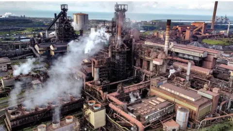 PA Media Port Talbot steel works