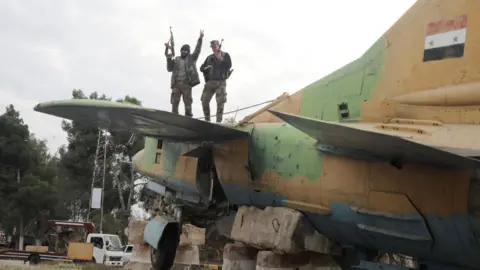 Reuters rebels at Hama military airfield