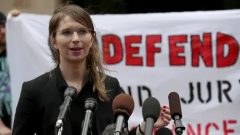 Getty Images Former US Army intelligence analyst Chelsea Manning