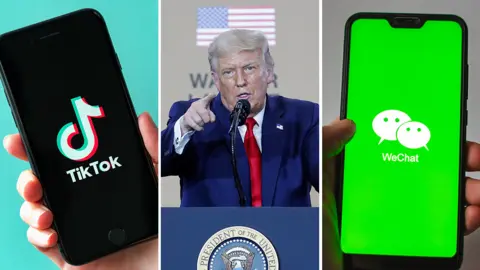 Alamy/EPA/Alamy TikTok/Donald Trump/WeChat