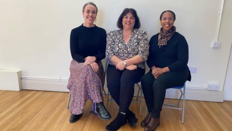 Community midwifery manager, May Bourne, infant feeding specialist midwife,  Debbie McCoy, and maternity support worker, Ima Joseph-Dial, are running the new clinic