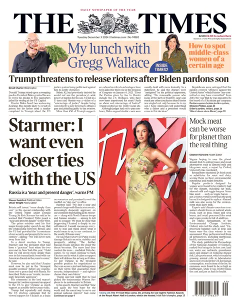  "Starmer I privation  adjacent    person  ties with the US"