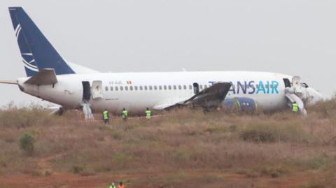 Transair plane after incident