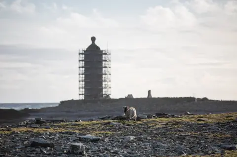 BBC Ruins on North Ronaldsay