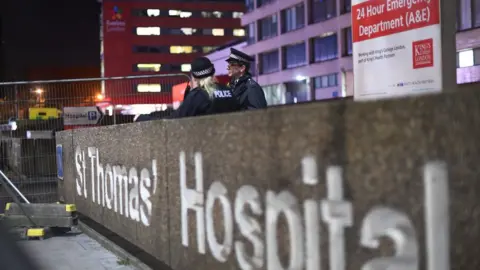 PA Media St Thomas' Hospital, central London