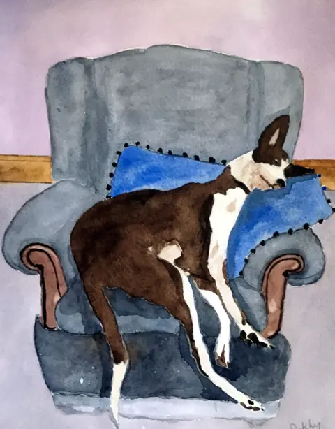 Edna Clyne-Rekhy Edna's dog