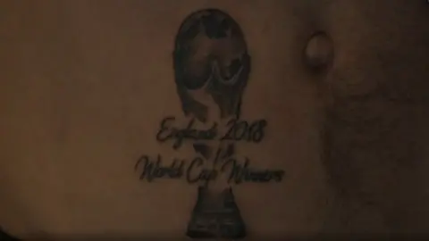 Jamie Richardson The World Cup tattoo