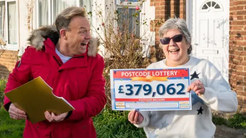 People's Postcode Lottery Jason Donovan and Nicki Wiltshire