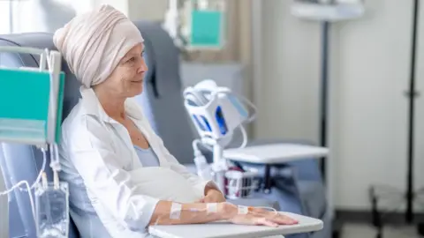 Getty Images A female cancer patient
