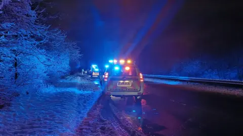 Derbyshire Police A50 crash