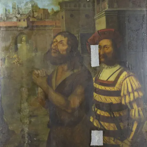 Northumbria University and Bowes Museum Panel painting