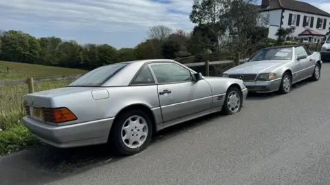 BBC Two abandoned cars on Fermain Lane