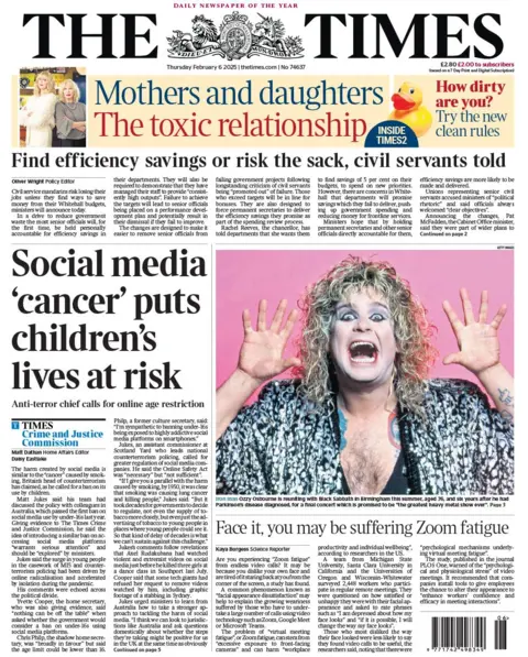  Social media 'cancer' puts children's lives at risk