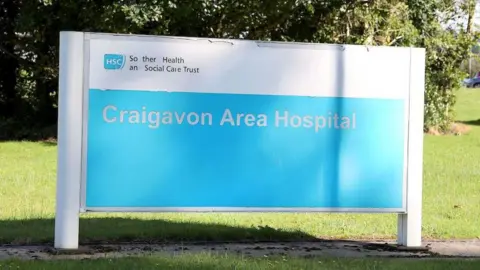 Pacemaker Craigavon Area Hospital sign