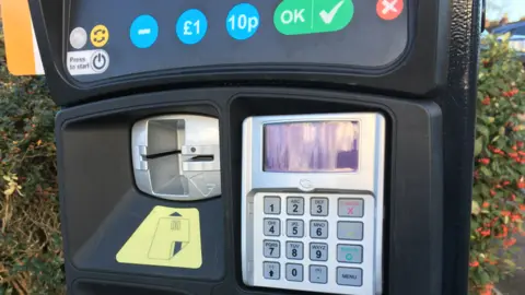 BBC Car park payment machine