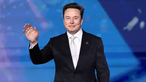 Tesla CEO Elon Musk attends the Saudi-U.S. Investment Forum, in Riyadh, Saudi Arabia, 13 May, 2025. 