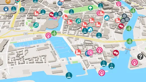 National Initiative for Creative Education The Hullitage map