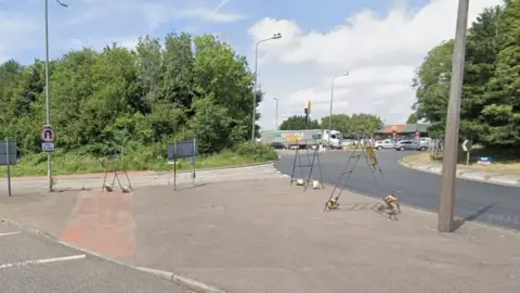 Google Whitfield Roundabout in Dover