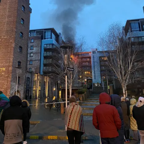 Dan Morrow flats evacuated
