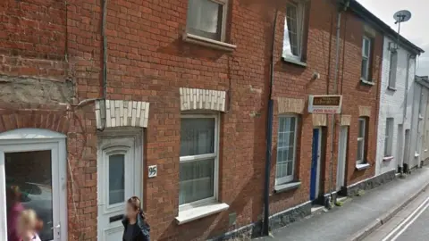 Google Mr Caddy's home in Tiverton