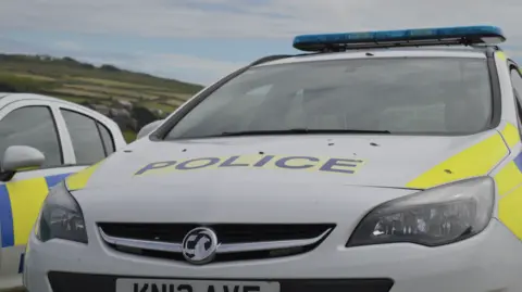 BBC Police car parked up in unspecified location