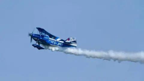 James King Light aircraft over Eastbourne