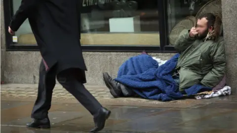 Getty Images Rough sleeper