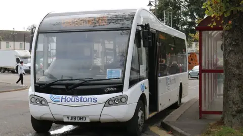 Billy McCrorie Houston's bus