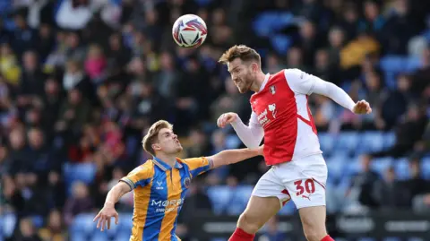 Jamie McCart playing for Rotherham