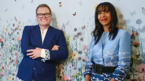 BBC/Darlow Smithson Productions Alan Carr and Michelle Ogundehin