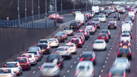 Getty Images Lots of traffic on a motorway