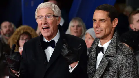 Getty Images Paul O'Grady and Andre Portasio attend the National Television Awards held at The O2 Arena on January 22, 2019 in London, England