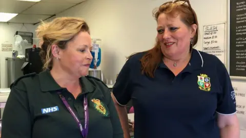 Jacqui Pound and Gail Carpenter