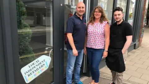 Traders from St Cuthberts shopping arcade