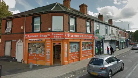 Google Famous Shop on Pear Tree Road in Derby