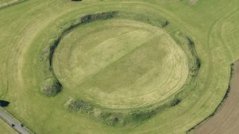 Damian Grady / Historic England Aerial view of the central henge