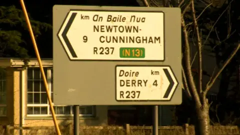 BBC Road sign