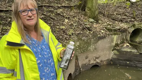 Jonah Fisher/BBC Outfall on M6