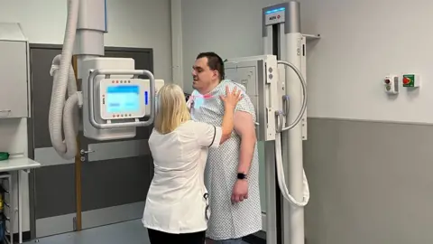 BBC / Naj Modak Man getting an X-ray