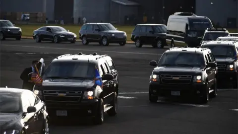 Getty Images motorcade