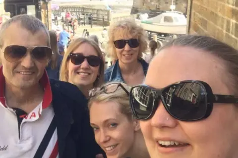 Carolyn Davison Roy and family